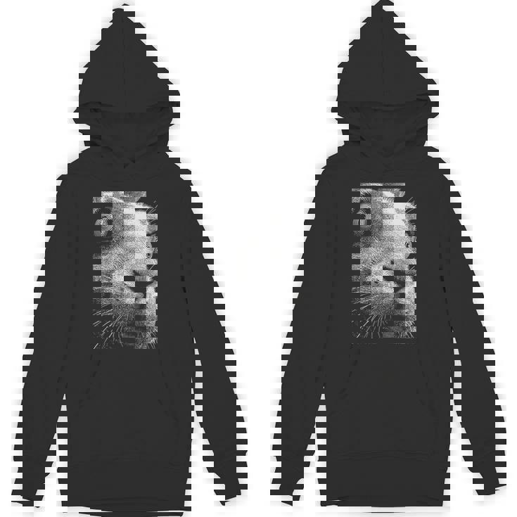 Hypnotic Rabbit Weird Eyes Odd Weirdcore Spooky Halloween Tank Top Unisex Hoodie