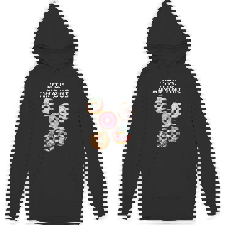 I'm Many Donuts 面白いドーナツフィットネス格言 パーカー