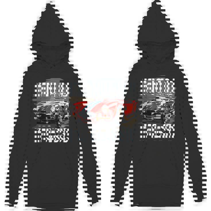 I'm Not Old I'm Classic レトロ フォード シェルビー コブラ マッスルカー パーカー