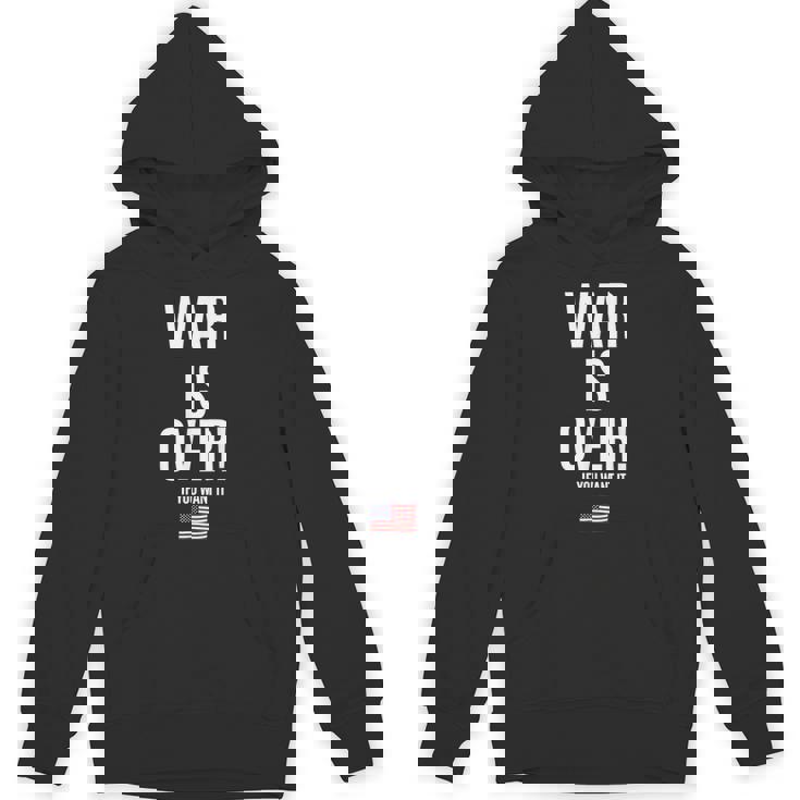 If You Want It War Is Over 反戦アメリカ国旗抗議 パーカー