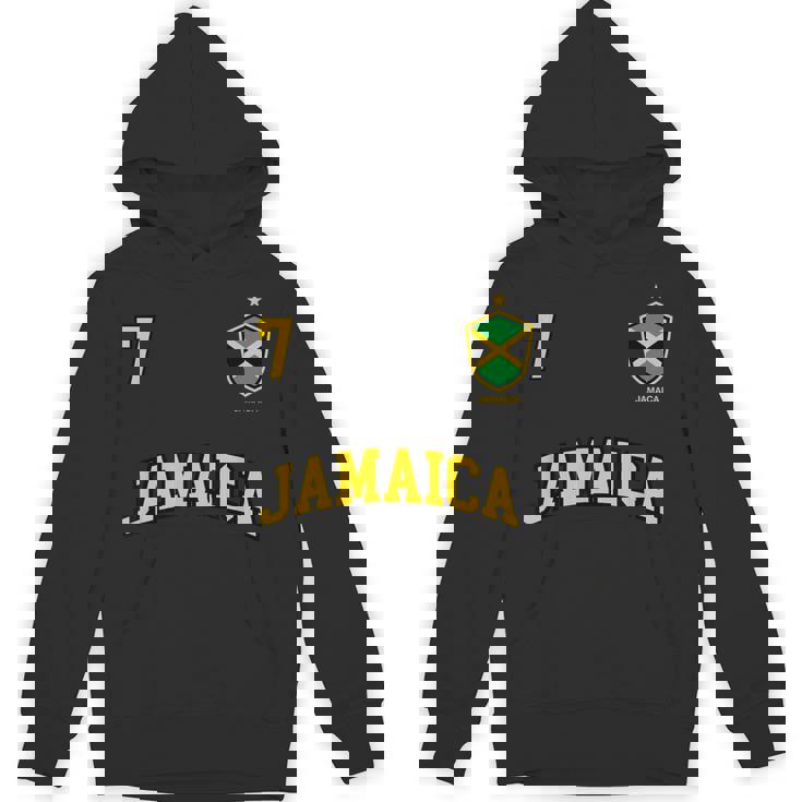 Jamaica チームサッカー ジャマイカ Number 7Occer パーカー