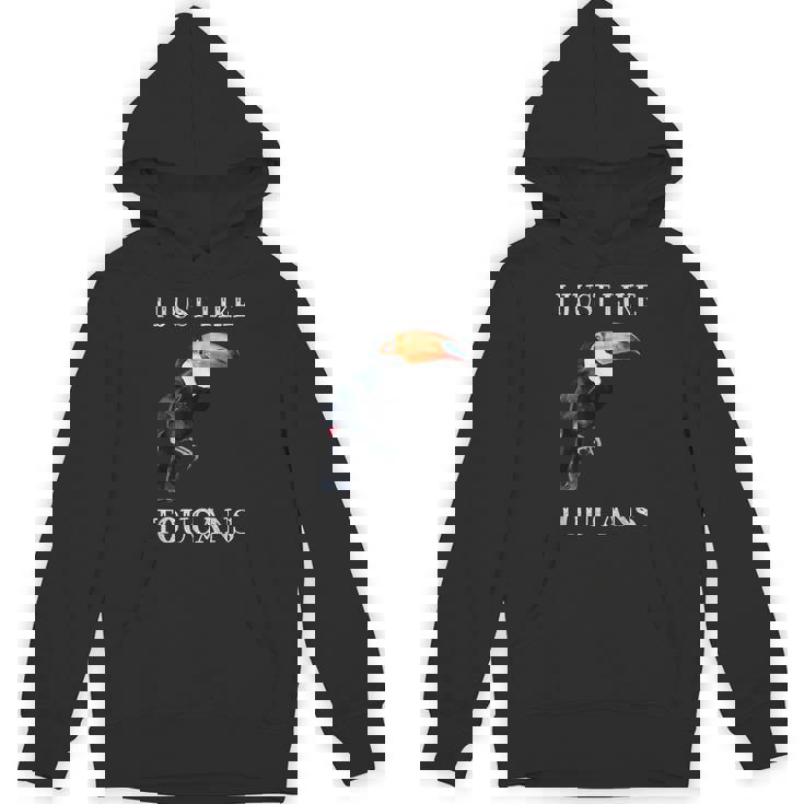 I Just Like Toucans Bird Animal Park オオハシ パーカー