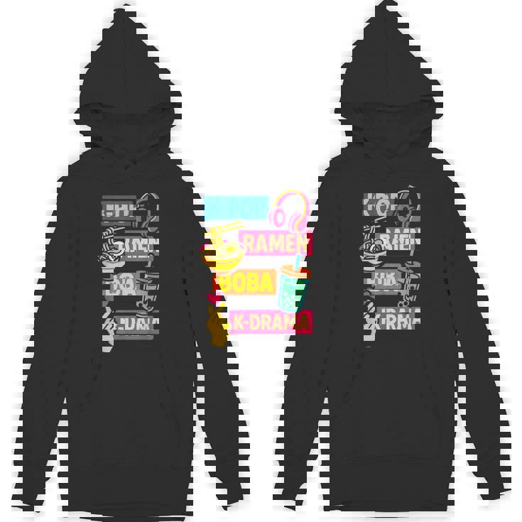 K-Pop Ramen Boba K-Drama Fans Korean Unisex Hoodie