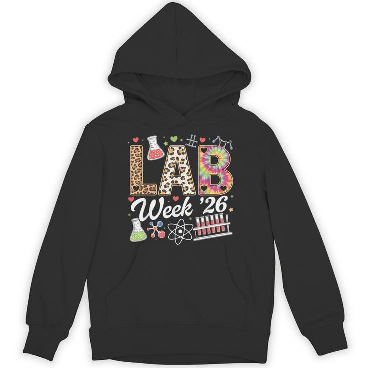 Lab Week 2026 Laboratory Tech Leopard Medical Technician Hoodie