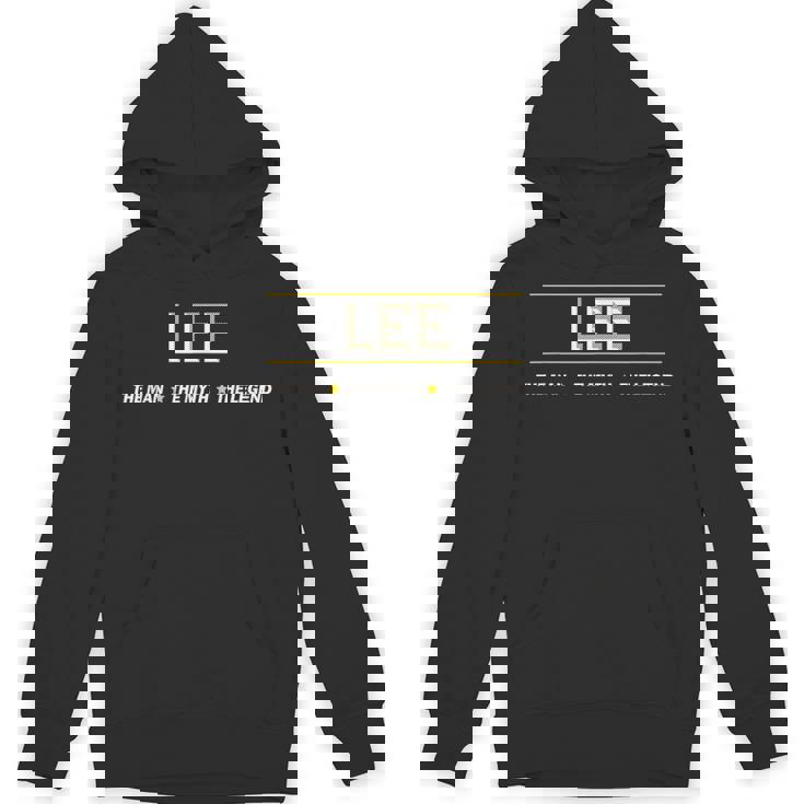 Lee The Man The Myth The Legend パーカー