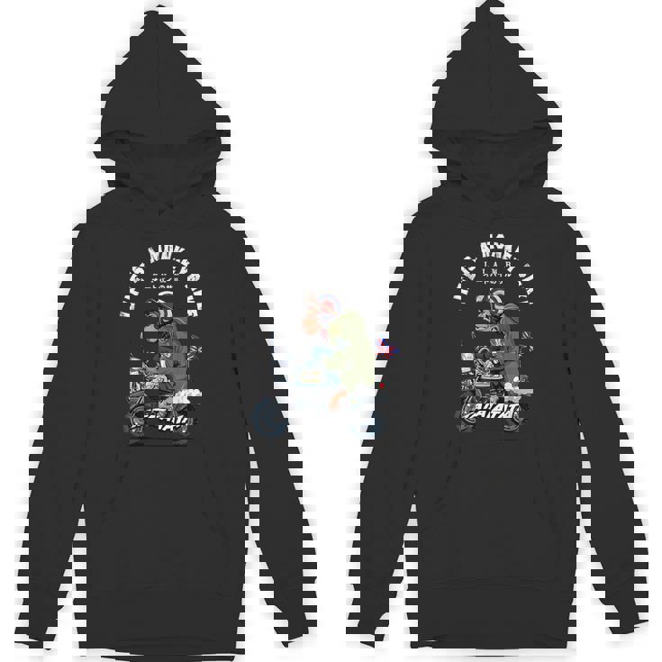 Life Is A Monkey Bike クラシック ブリットモッド パーカー