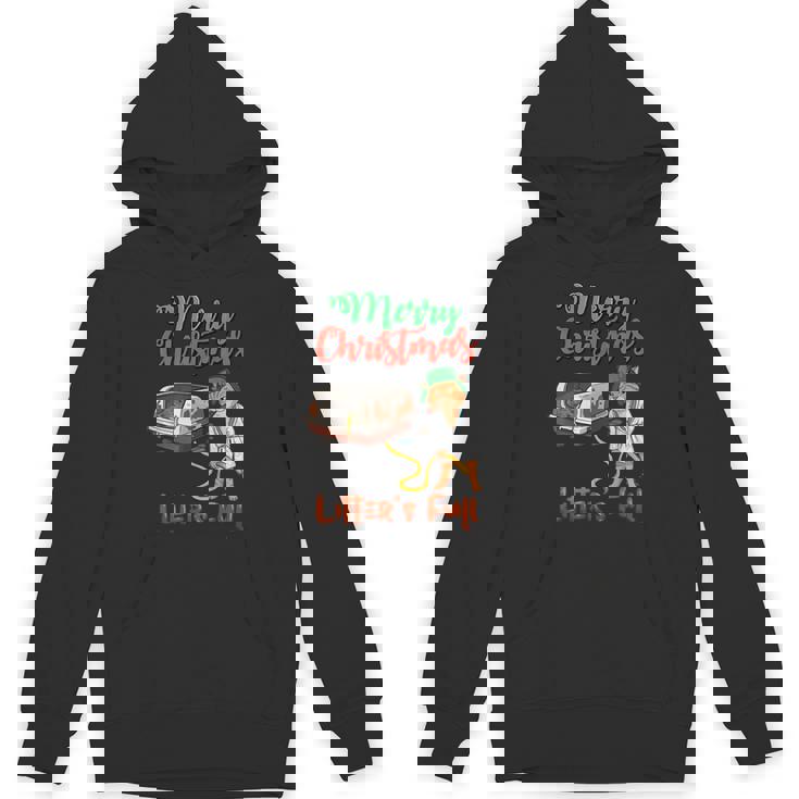 Litter's Full Merry Christmas Cat Lovers Holidays Xmas Hoodie