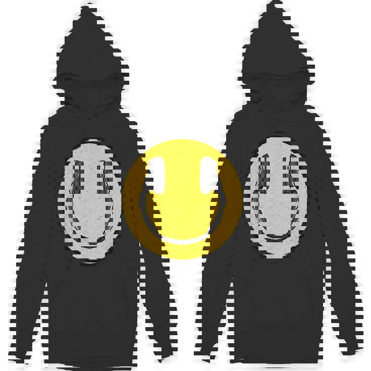 Love The 90年代レトロビンテージヘッドホン スマイルグランジミュージックdj パーカー