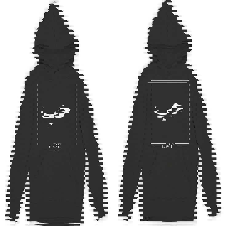 Love Arabic Text & パーカー