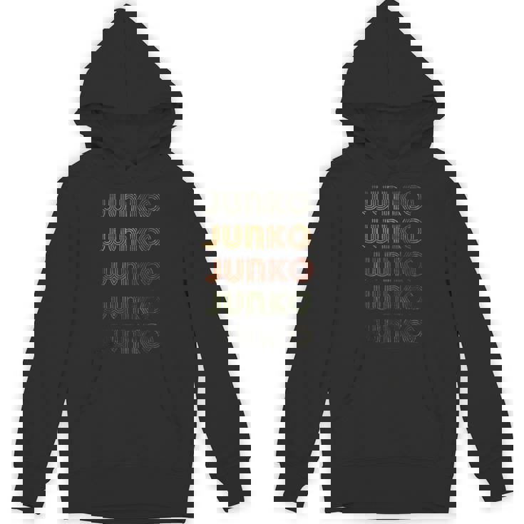 Love Heart Junko グランジビンテージスタイル ブラック ジュンコ パーカー