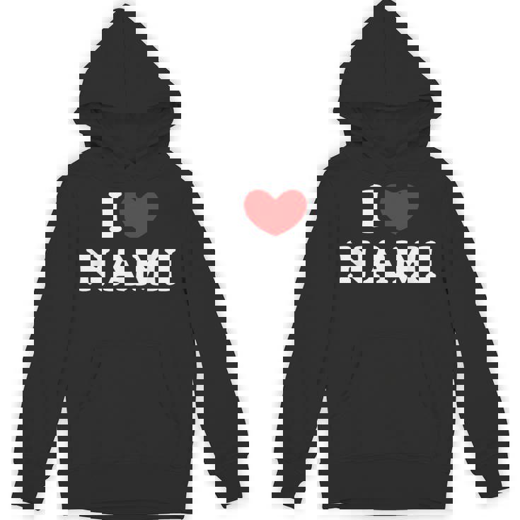 I Love Nami 私は愛する Nami パーカー