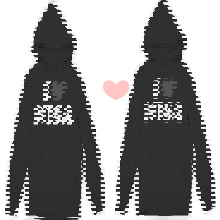 I Love Nisa 私は愛する Nisa パーカー