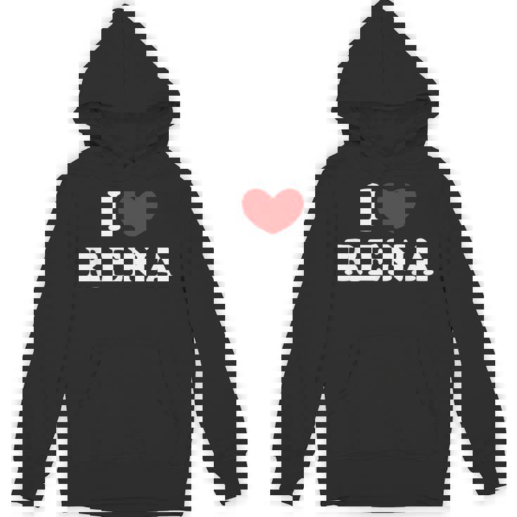 I Love Rena 私は愛する Rena パーカー