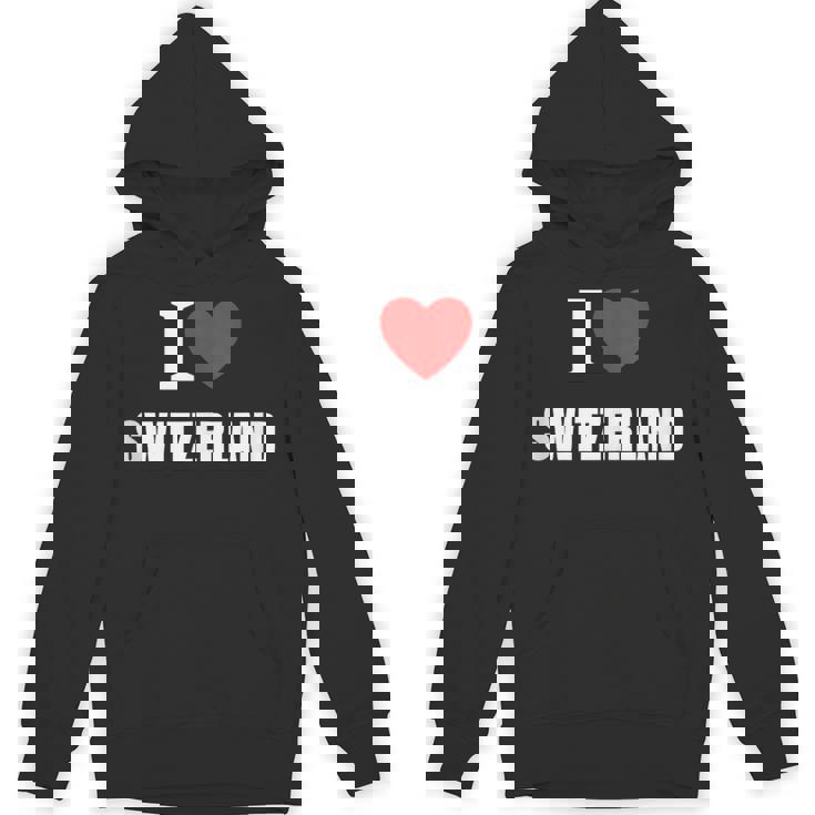 I Love Switzerland Suisse Sunshine Swiss Summer Holidays Tank Top Unisex Hoodie