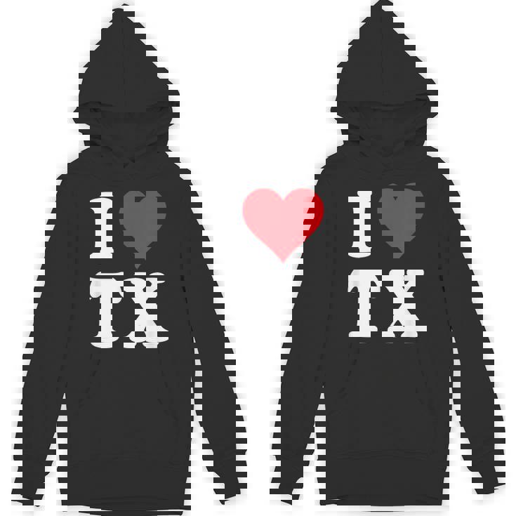I Love Tx Initials I Heart TX First Last Name T X パーカー