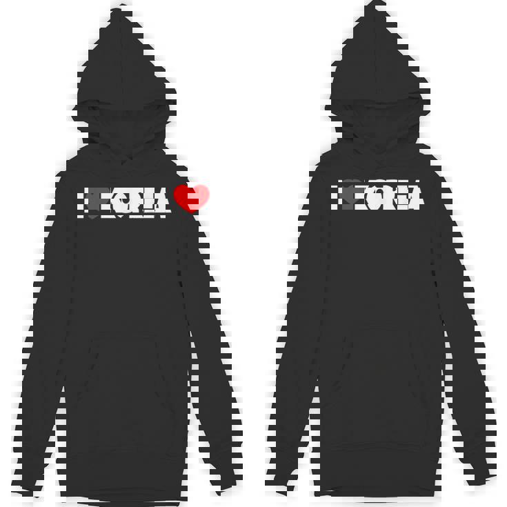 I Love ハート Korea パーカー