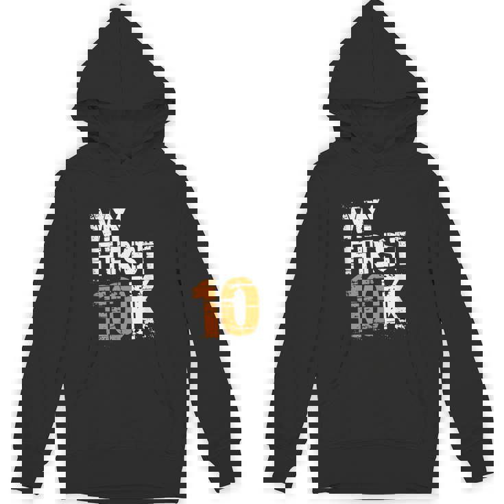 My First 10K 初心者達成マラソン パーカー