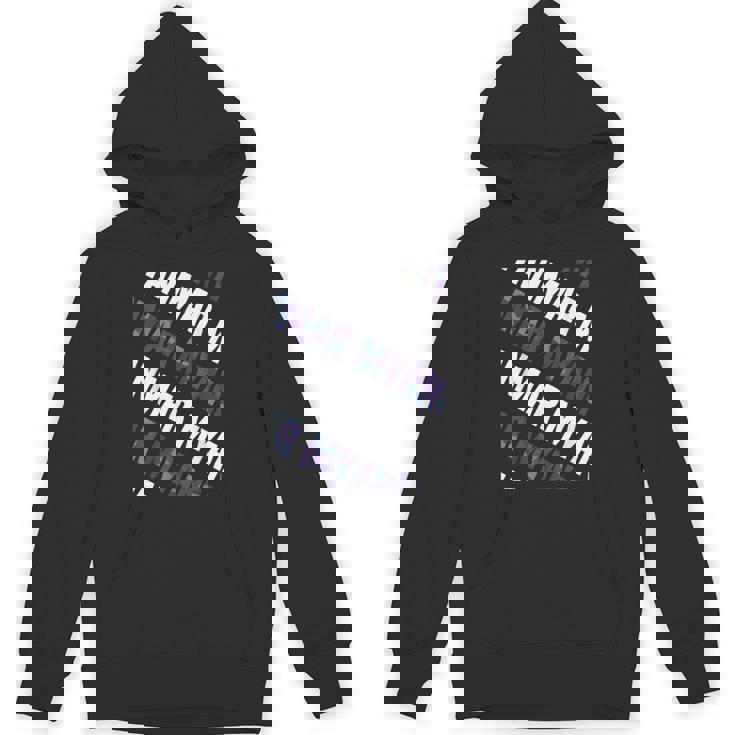 Myanmarカモ柄パープルカモフラージュ パーカー