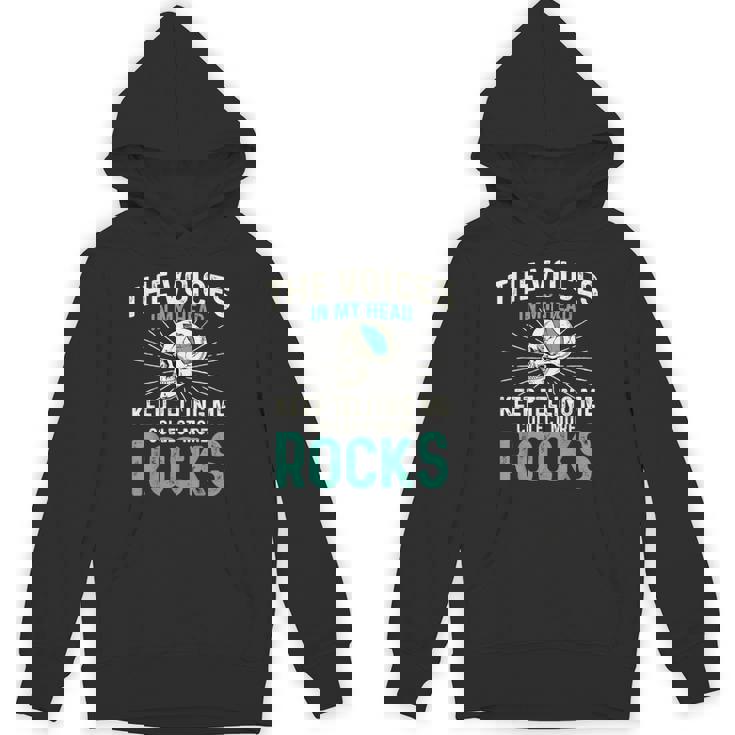 Theoices In My Head ロックコレクター ジオードハンター 地質学 パーカー