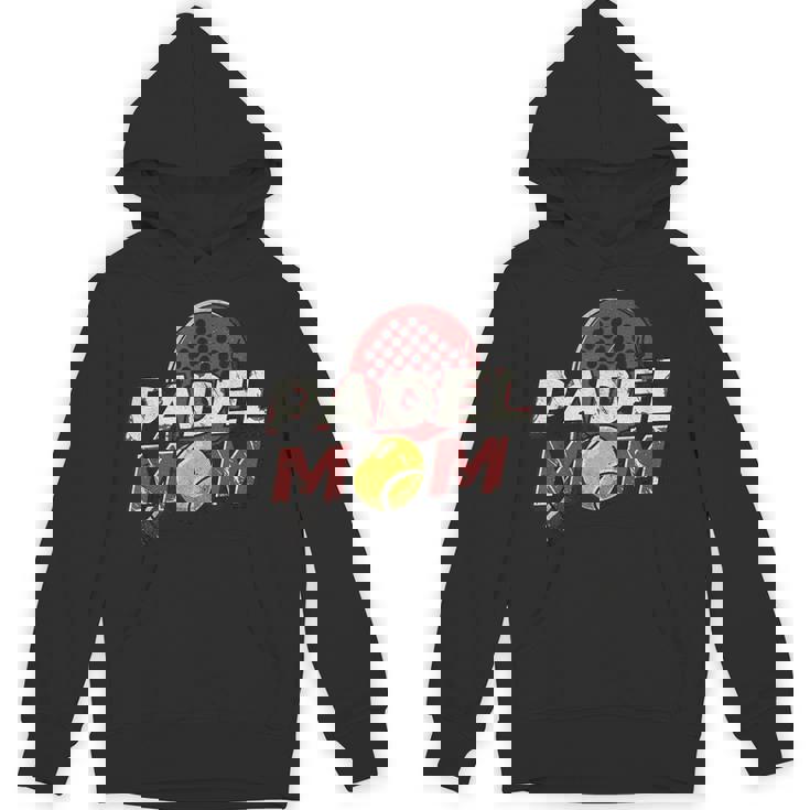 Padel Mom Padel Tennis Sport Racket & Ball Parent Athlete Unisex Hoodie