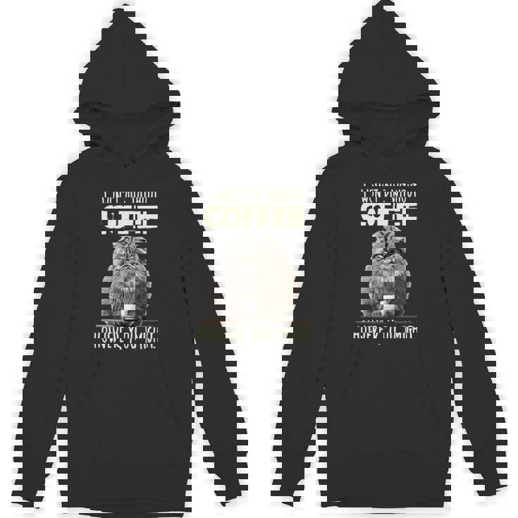 Pallas Catコーヒー愛好家のための朝の不満 マヌルネコ 長袖tシャツ パーカー