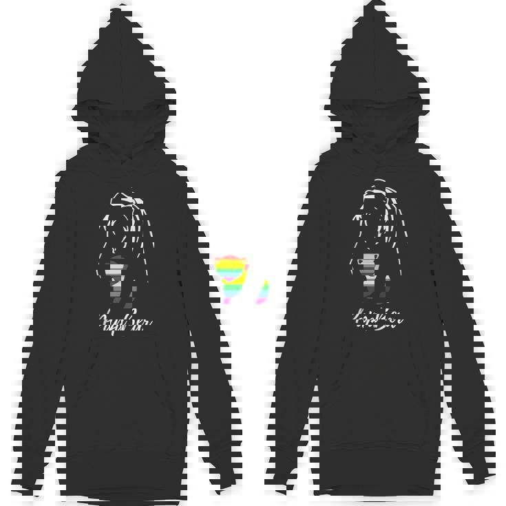 Papa Bear Rainbow Hug Love Support Parent Pride LGBTQ Tank Top Unisex Hoodie