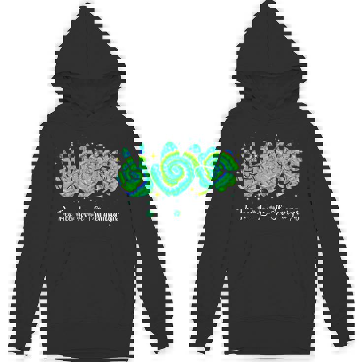 Peace Lovehenaniganst Patrick's Day Green Tie Dye パーカー