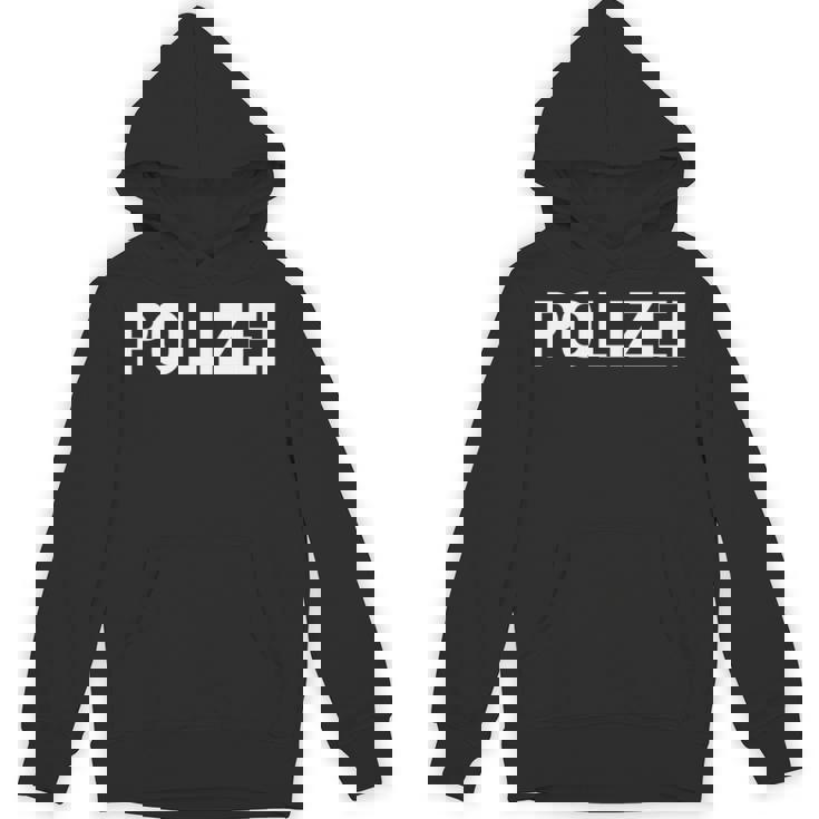 Polizei ドイツ警察 ドイツ法執行機関両面 長袖tシャツ パーカー