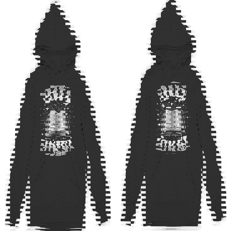 Proud Bookish Open Book Reading愛好家。 パーカー