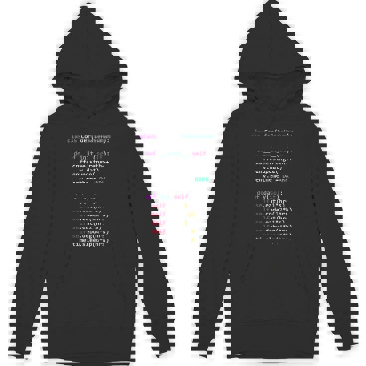 Python Eat Code スリープリピート パーカー