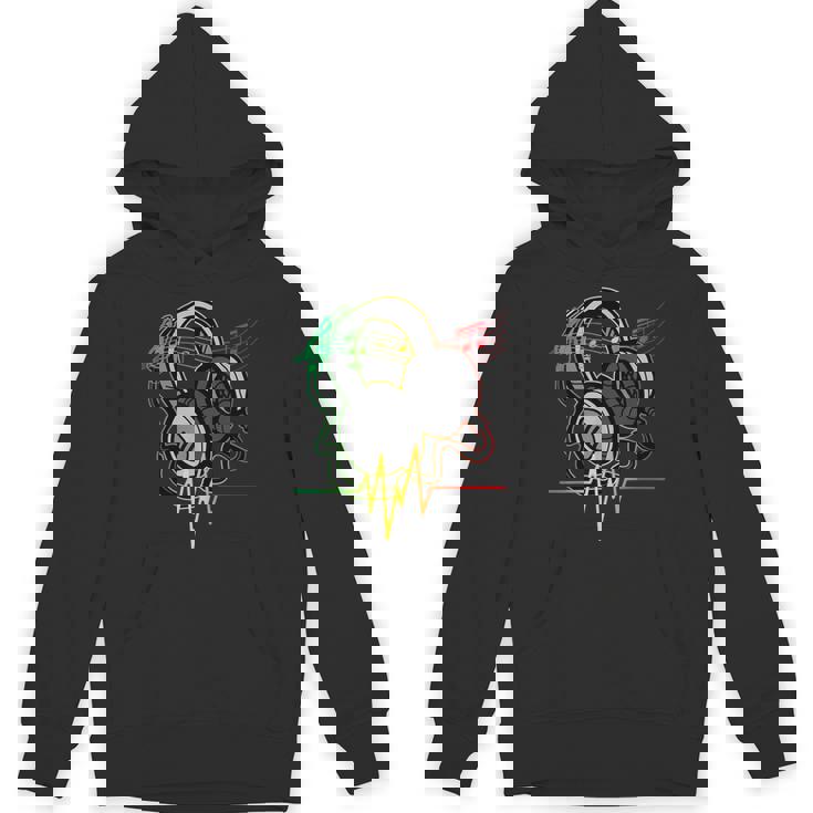 Rasta レゲエ ミュージックヘッドフォン ビンテージ パーカー