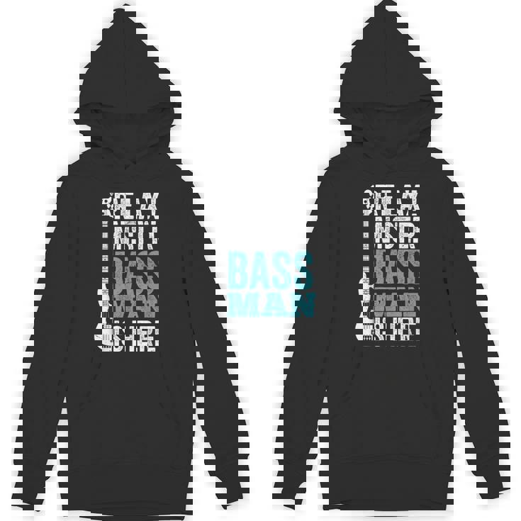 Relax Mister Bass Man Is Here ベースギター 楽器 ベーシスト パーカー