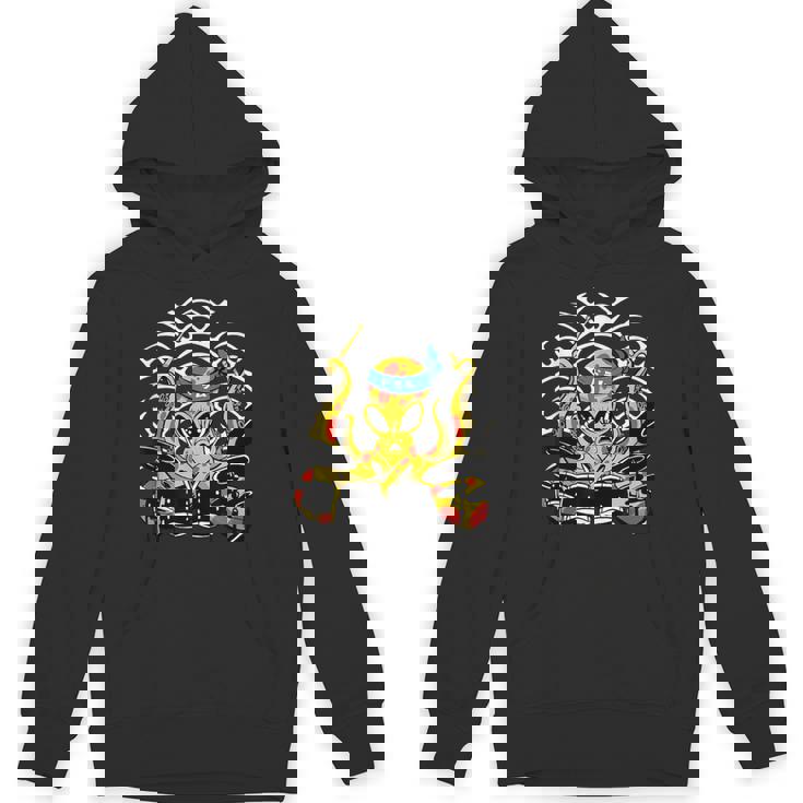 Retro Drumsticks Drummer Drums Hand パーカー