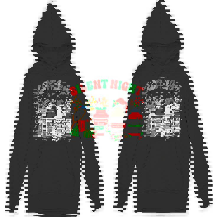 Retro Propofol Silent Night Er Ed Rn Icu Nurses Christmas Hoodie