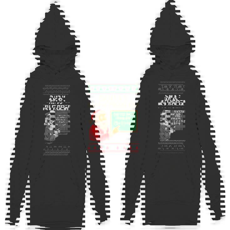 Santa's Math Problem 67 Viral Meme Christmas Ugly Sweater Hoodie