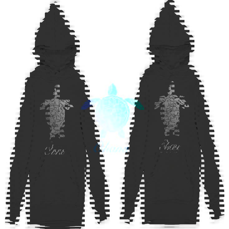 Save The Hawaii ウミガメ ハワイアン ブルー トライバル 亀 ホヌ 長袖tシャツ パーカー