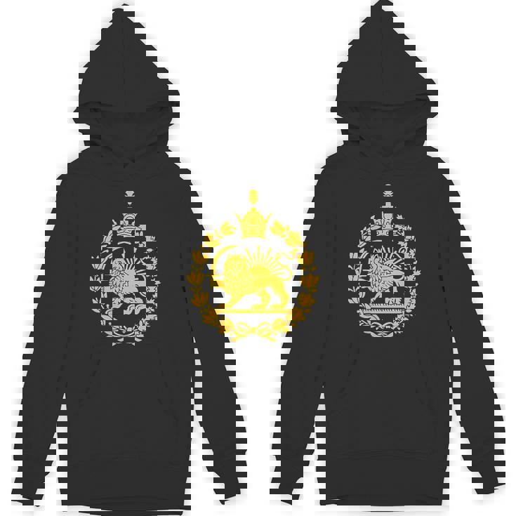 Shir O Khorshid イラン ライオン&サンエンブレム ペルシャ遺産 パーカー