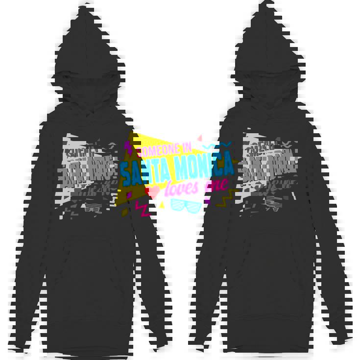 Someone Inanta Monica Loves Me 80S サンタモニカの誰かが私に80年代を愛しています 長袖tシャツ パーカー