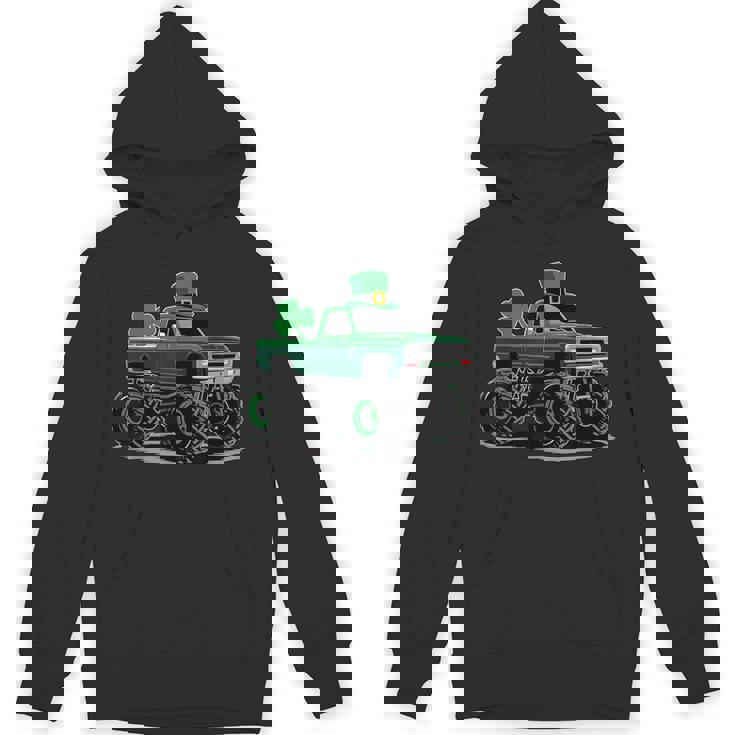 St Patrick's Day Monster Truck Unisex Hoodie