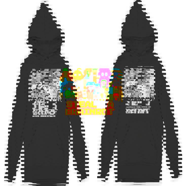 Steal A Brainrot Meme ビデオゲーム キッズゲーマー パーカー