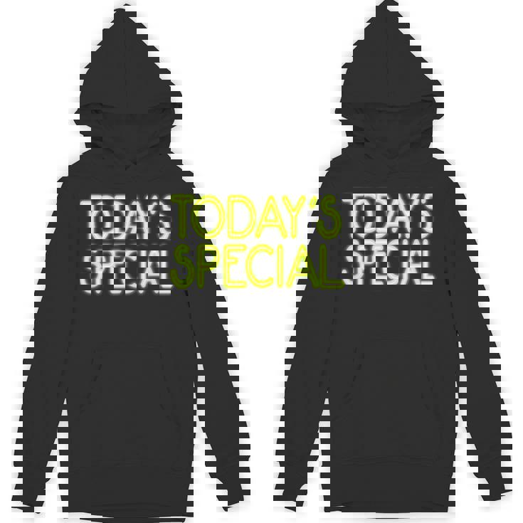 Trendy Neon Greenign Today'special パーカー