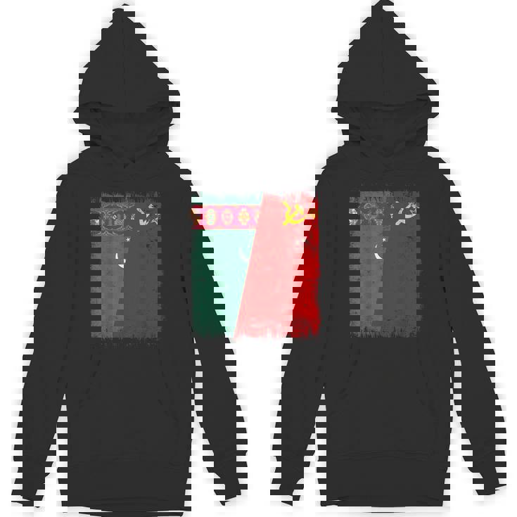 Turkmenistan Soviet Union Flag Turk CCCP Heritage Unisex Hoodie