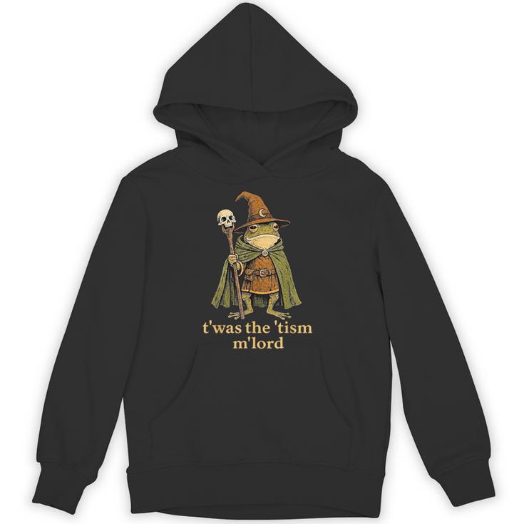 T'was The 'Tism M'lord Frog Wizard Tism Hoodie