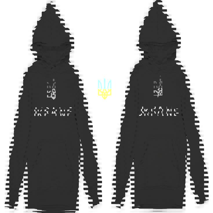 Ukraine Shirt Ukrainian Tryzub Flag Trident Military Unisex Hoodie