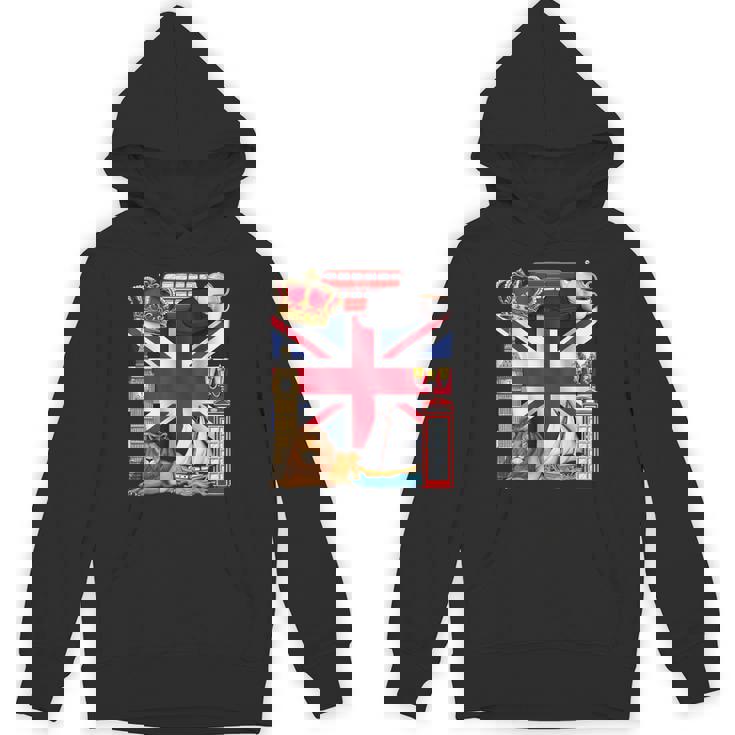 United Kingdom Flag British UK England British Roots Unisex Hoodie