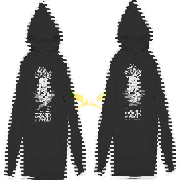 Vegan Pirate Skull And Crossbones But Carrot Unisex Hoodie