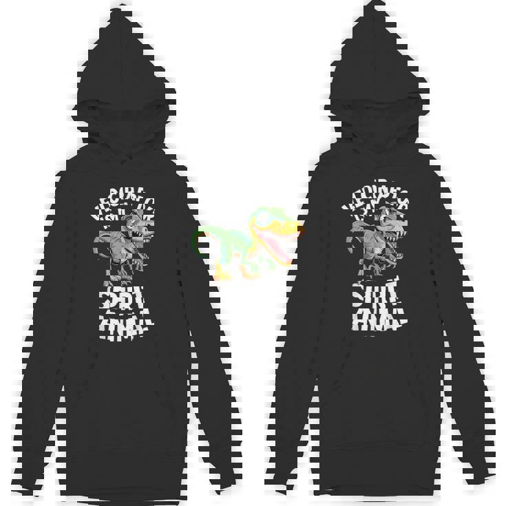 Velociraptor Is My Spirit Animal For Dino Enthusiasts Unisex Hoodie