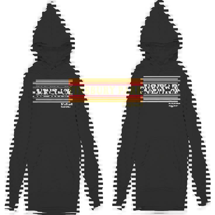 Vintage 80s Finsbury Park England Retro Graphic Unisex Hoodie