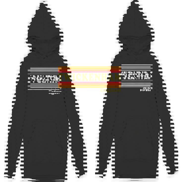 Vintage 80s Twickenham England Retro Graphic Unisex Hoodie