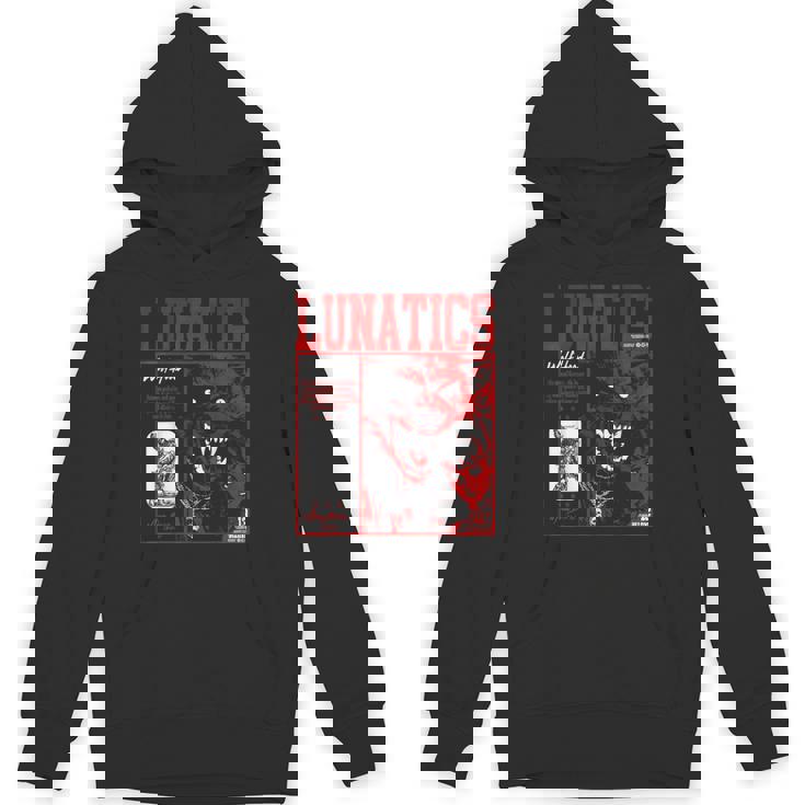 Vintage Horror Lycan Werewolf Alt Goth Y2K Horror Alpha Wolf Unisex Hoodie